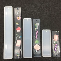 rectangle silicone bookmark mold diy bookmark mould making epoxy resin jewelry diy craft silicone transparent mold