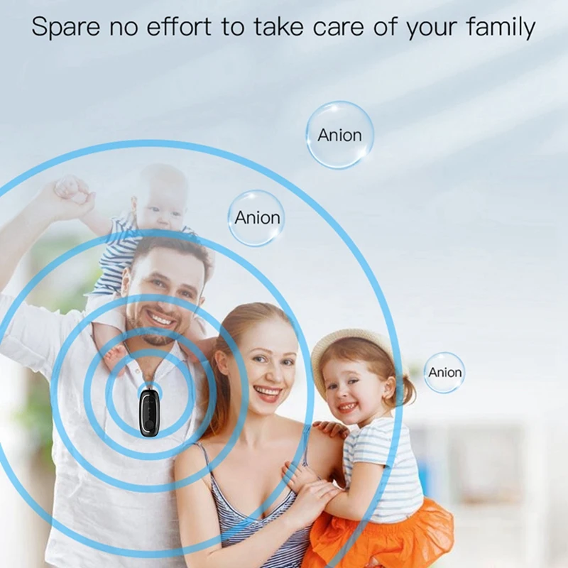 

Air Purifier Personal Can Wear Lavalier (Textured) & Personal Wearable Neck Hanging Air Purifier Negative Ion Generator