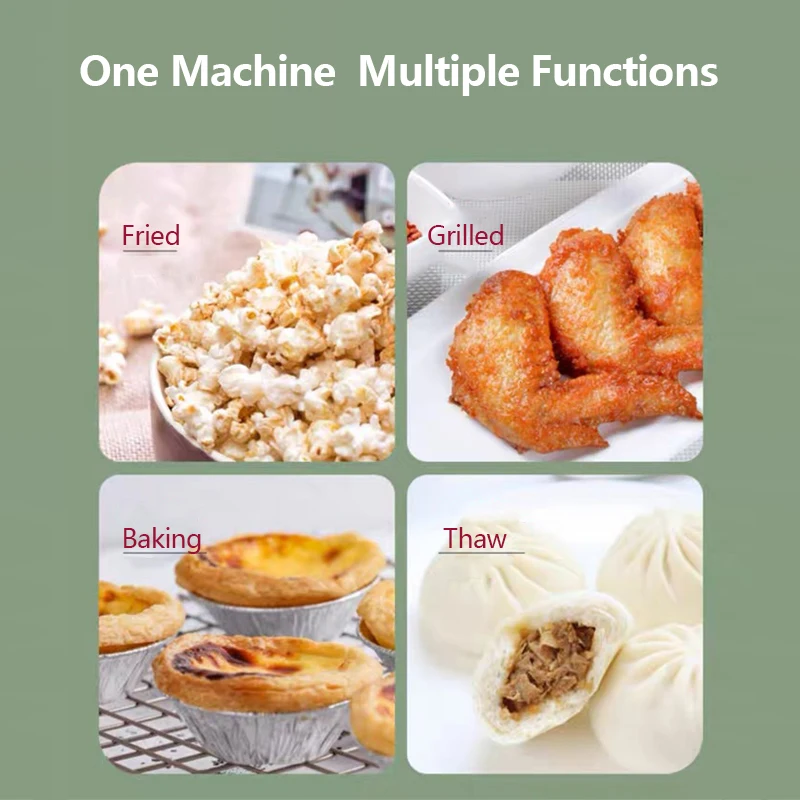 Электрическая воздушная фритюрница без масла функция отключения памяти 360