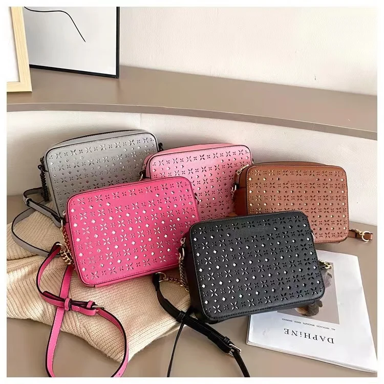 

VS Hollow Single Shoulder Small Square Bag Crossbody Bag Women Fashion Bag