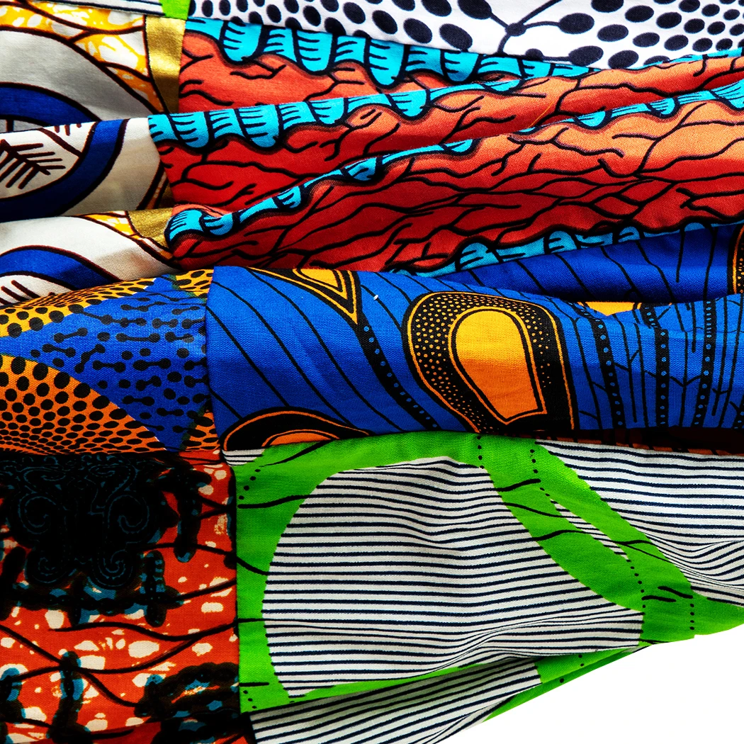 

African fashion skirt wax cotton fabric african traditional clothing print high waist long skirt plus Size African clothes