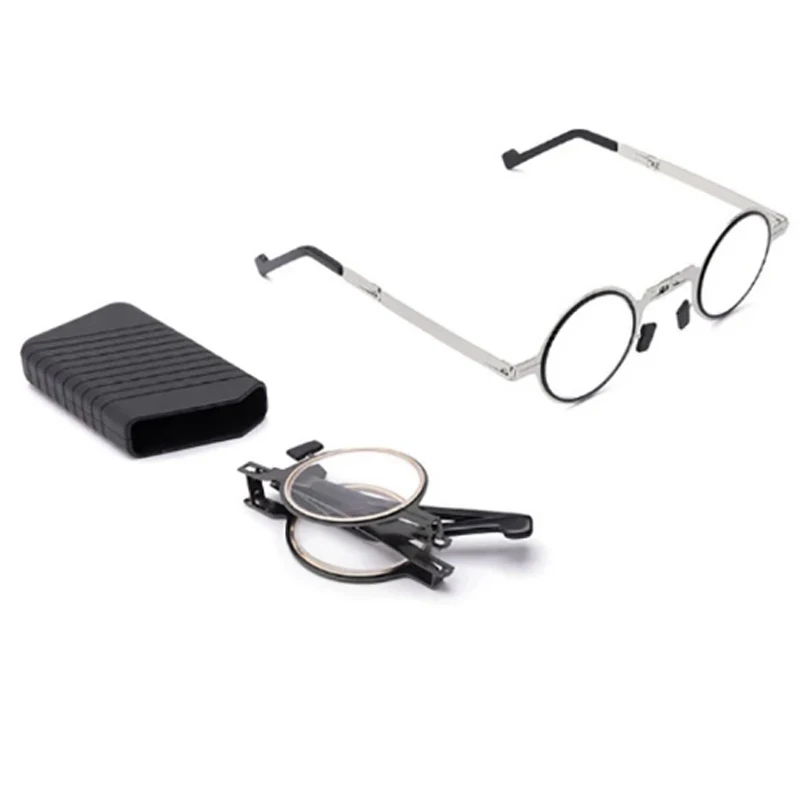 Металлические круглые складные очки для чтения EDEHUA мужские компьютерные с