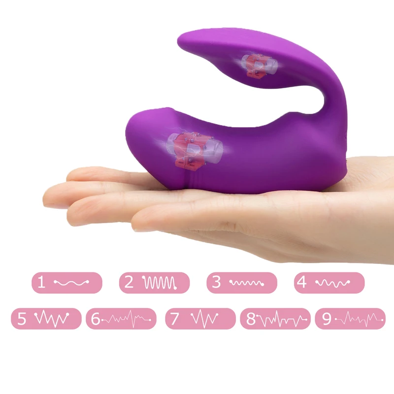 Беспроводной вибратор секс-игрушки для пар USB Перезаряжаемый фаллоимитатор G Spot U