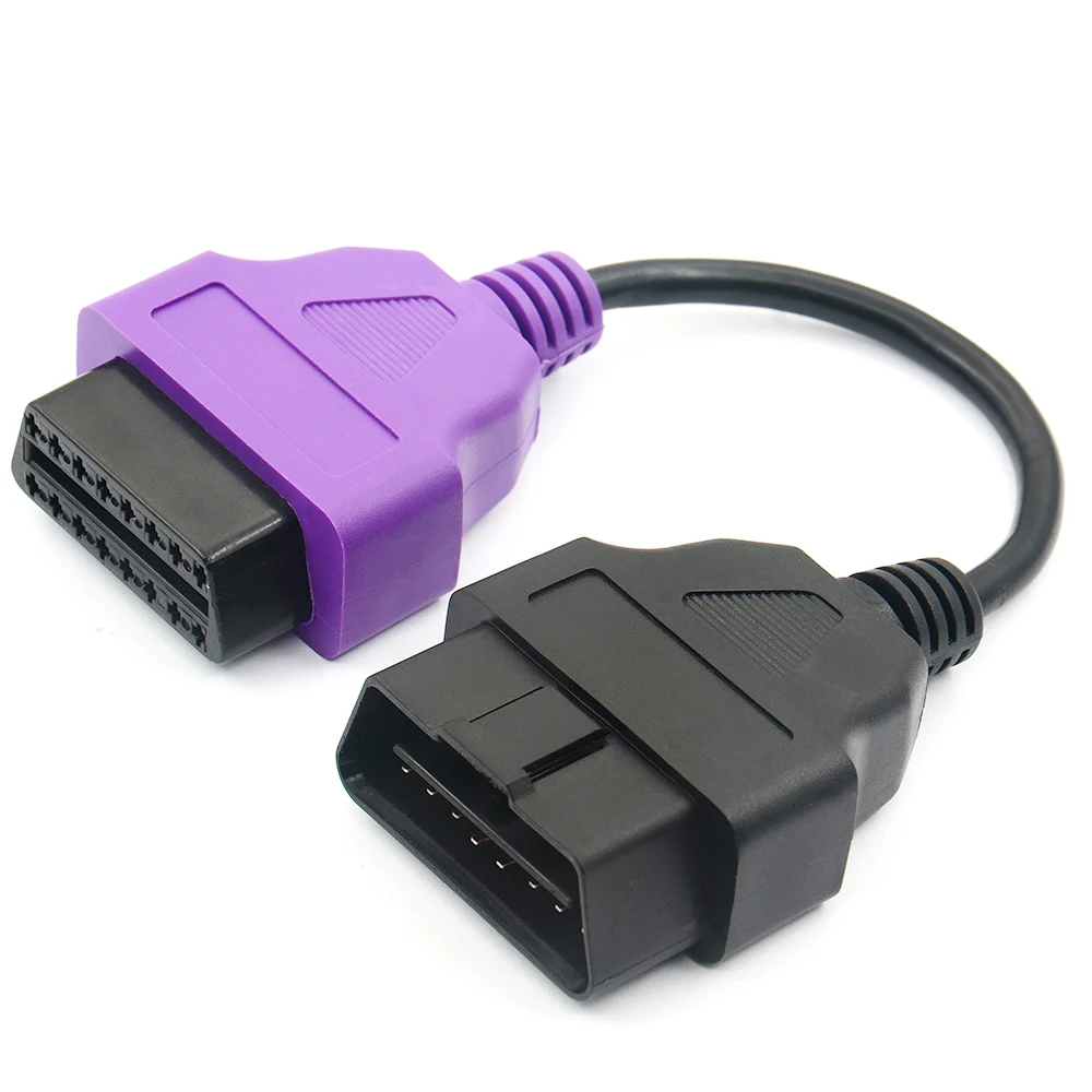 New Arrival For Fiat ECU 3 pcs Cables for FIAT Scan & Multiecuscan Adaptor OBD2 Connector Diagnostic Adapter Cable Free Ship |