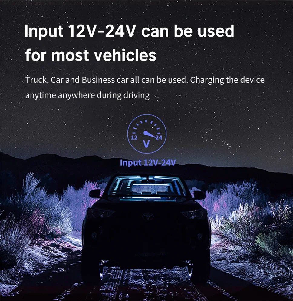 Xiaomi 70mai разветвитель прикуривателя 12V to 24V 4.8A прикуриватель автомобильный адаптер питания xiao mi 70 mai гнездо прикуривателя usb зарядка в авто