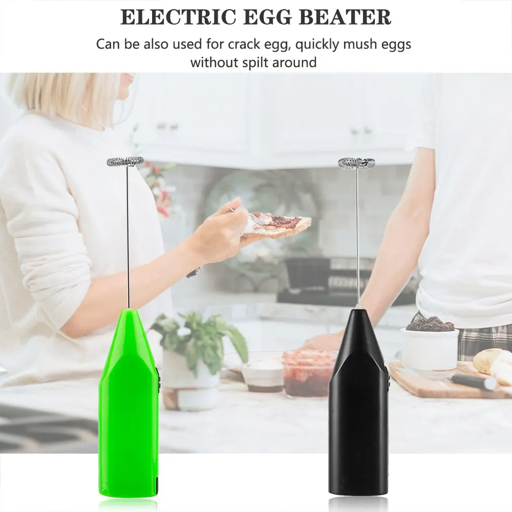 Electric Mini Beating Egg Coffee Mixer Foam Kitchen Tool Milk Drink Stirrer Home Appliances Stainless Steel Food | Бытовая техника