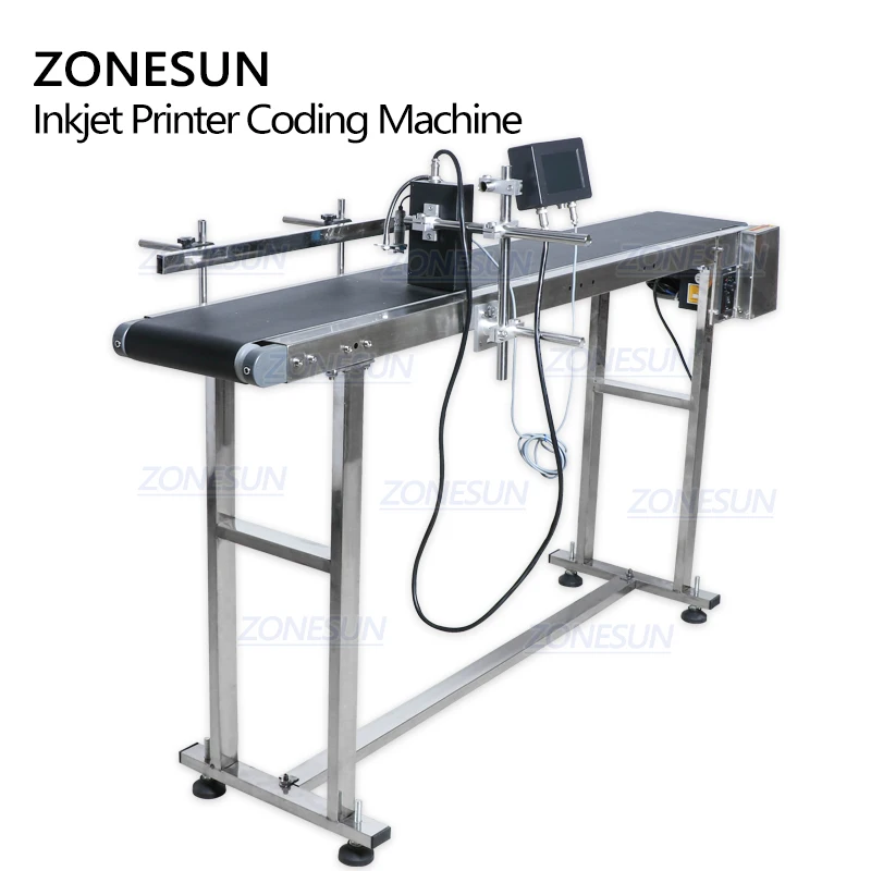 Автоматический струйный принтер ZONESUN интеллектуальная машина для кодирования