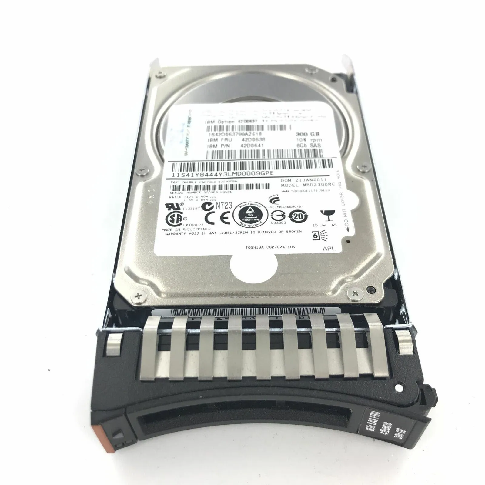 

Оригинальный жесткий диск для IBM 42D0637 42D0638 42D0641 300G 6GB SAS 2,5 10K отлично работает