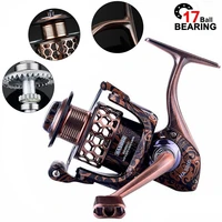 revolving fishing reel 17 1bb 5 2 1 metal fishing reel spinning wheel high speed gear long shot strong fishing accessories