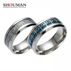 SHOUMAN религиозный христианский миди Нержавеющаясталь Иисус крест кольцо амулет для Для мужчин Для женщин Для мужчин молитва ювелирных изделий