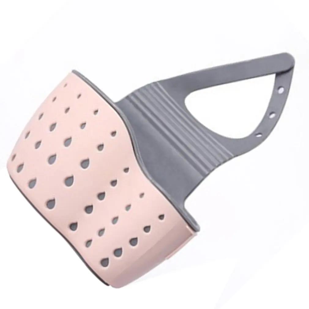 

Kitchen Sponge Drain Rack Suction Cup Sink Washing Cloth Storage Box Water Tap Thickening Storage Drainage Hanging Basket