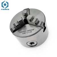 1set k11 80 3 jaw lathe chuck manual self centering metal k11 80 lathe chuck with jaws turning machine tools accessories