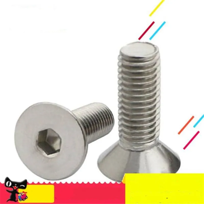 Винт С Шестигранным Отверстием M3 стандартный винт с плоской головкой и винтом из