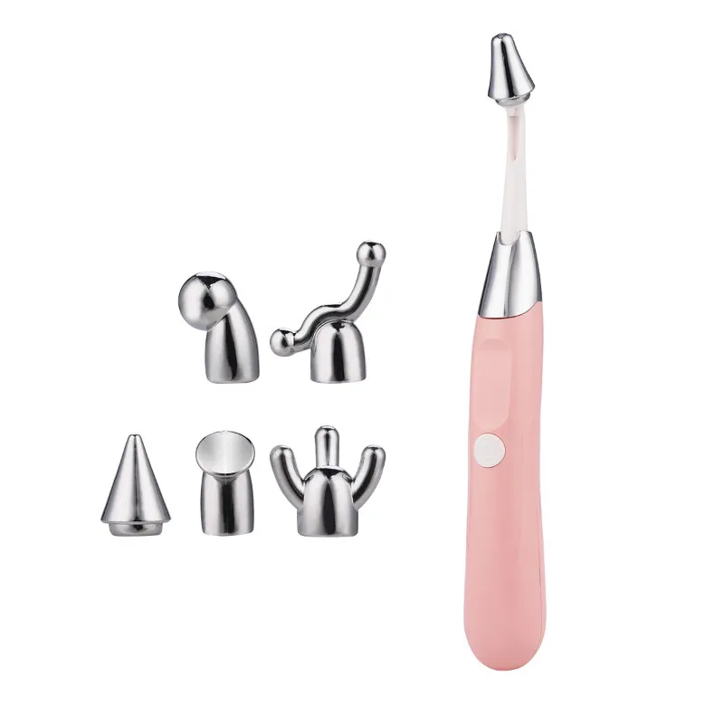 

6 in 1 Body Massager Electric Tinnitus Relief Massager Anti Aging Face Firming Massager Skin Tightening Stick Ear Pain Relief 0