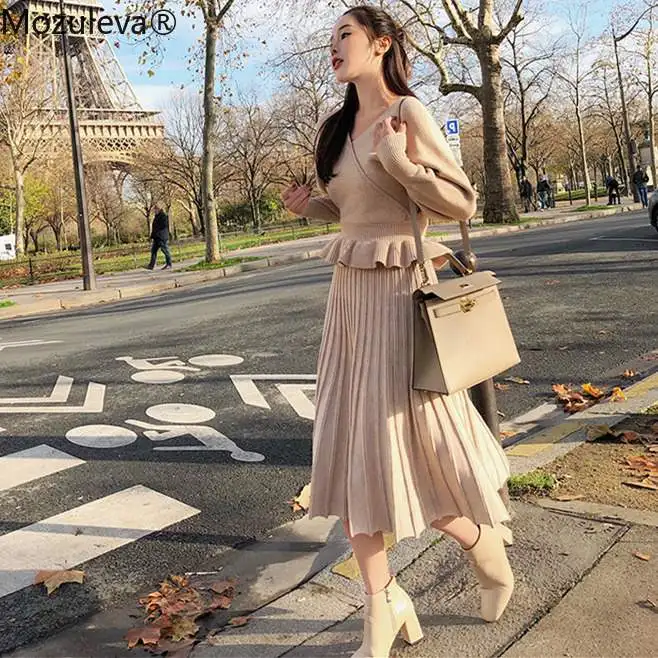 Высокое качество Новое поступление зимний женский трикотажный свитер с длинными