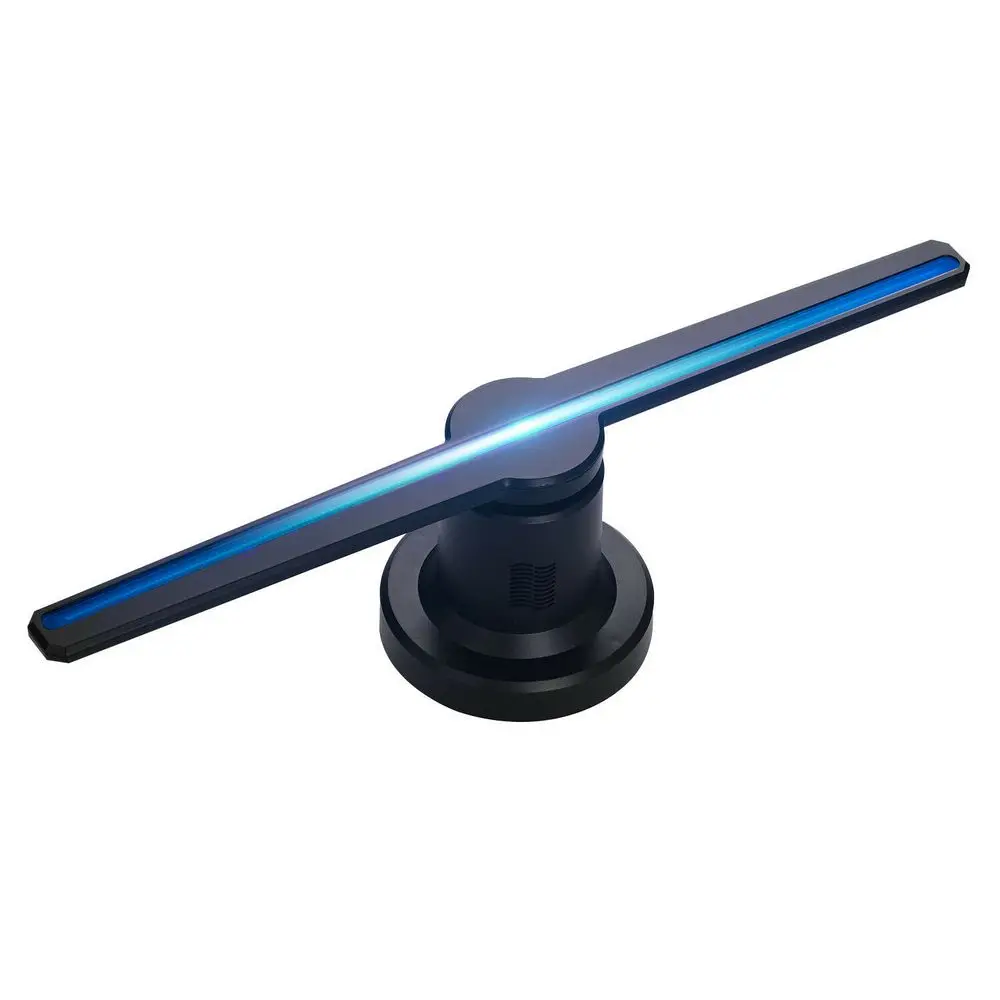 

Проектор-голограмма, Wi-Fi, подключаемый к сети, светодиодный вентилятор, лампа для голографического изображения, 3d-проигрыватель с дистанцио...