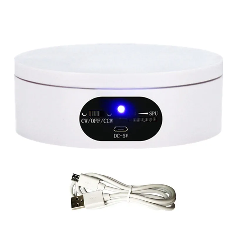 USB электрическая регулировка скорости вращения на 360 ° вращающийся поворотный