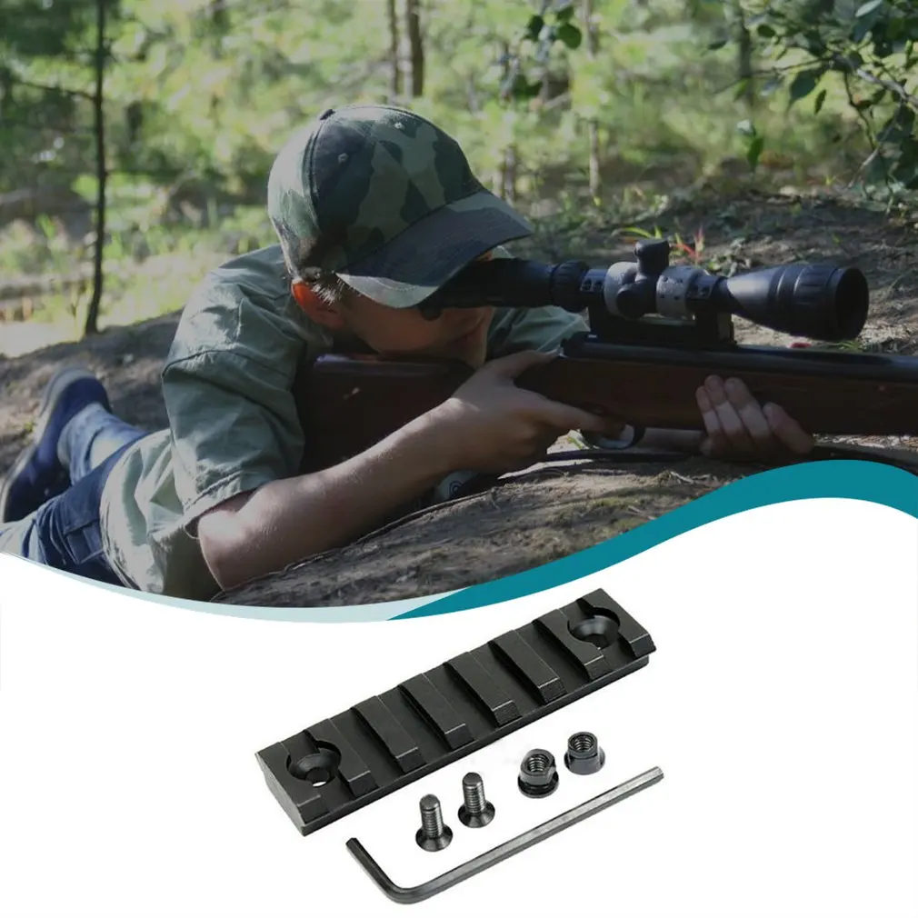 

F016 neutral keymod metal rail strip Hunting Tactical Aluminum Slot Keymod Scope Mount Picatinny Weaver Rail Airsoft Gun