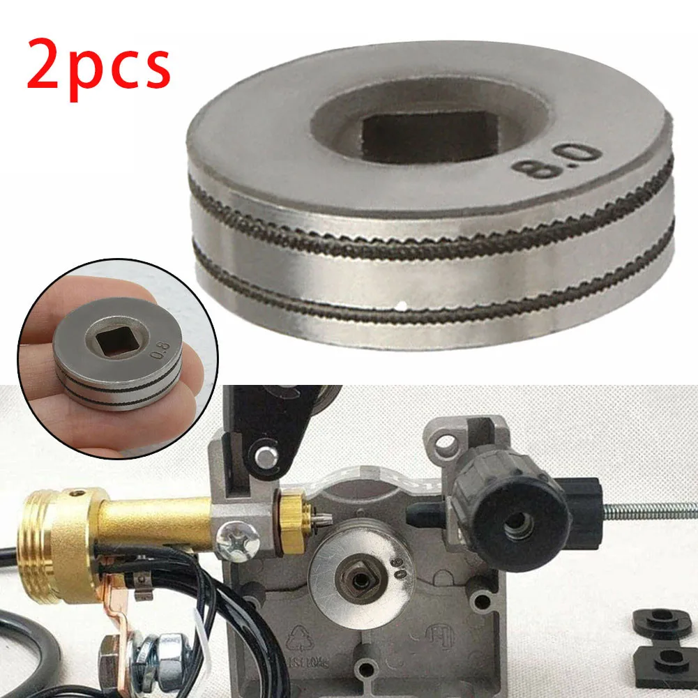 

0.6mm/0.8mm Feed Drive Roller 2pcs Set Groove Wire Feeder High Precision