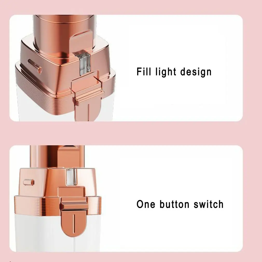 

Protable Mini Electric Eyebrow Trimmer Lip Face Hair Razor Epilator Pen USB Rechargable Hair Remover Eyebrow Shaver