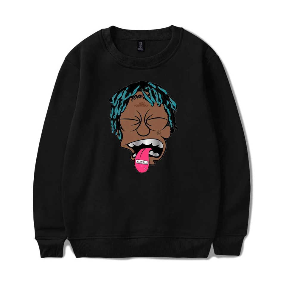 

Толстовка Lil Uzi Vert с круглым вырезом, толстовка с длинным рукавом и длинным рукавом для мужчин и женщин, спортивный костюм в стиле хип-хоп