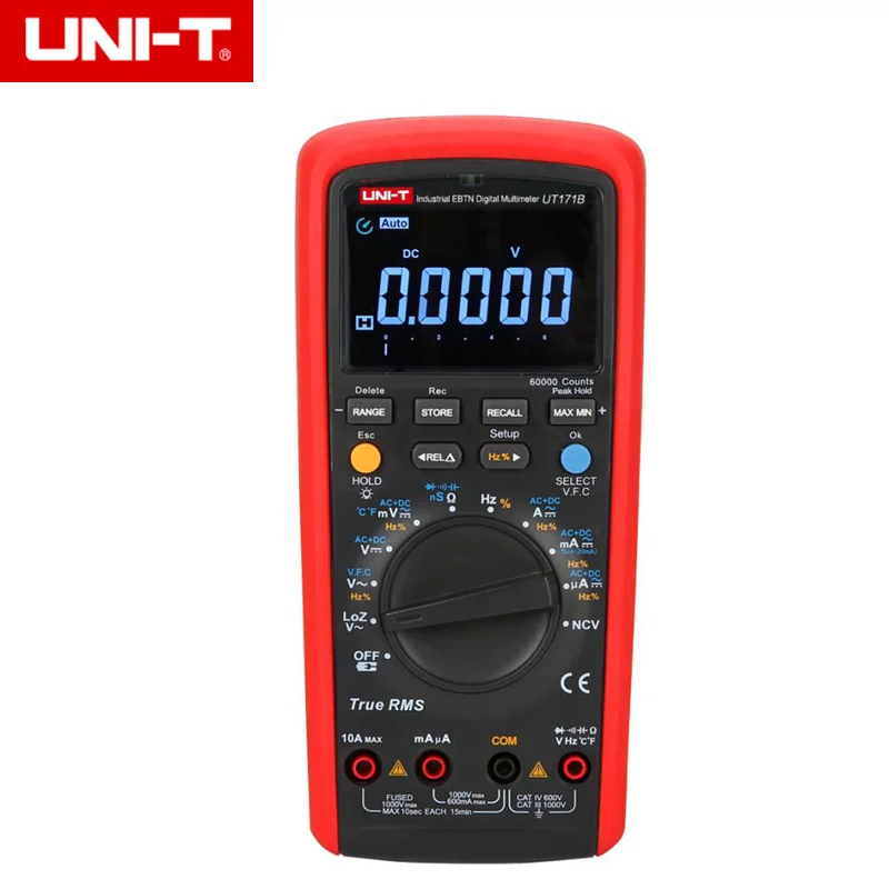 Цифровой мультиметр UNI-T UT171B Eletronic AC DC True RMS Автоматический/ручной диапазон приема