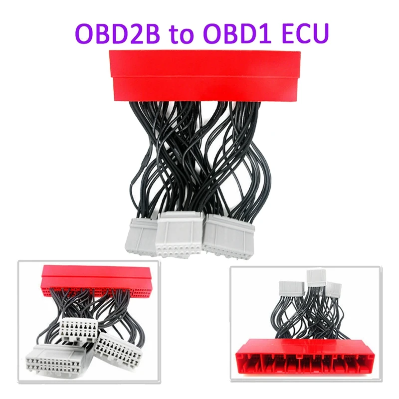 

Адаптер жгут переключения OBD2B к OBD1 ECU для Honda Civic 1999 2000 Accord 1998-2002 Acura Integra 2000 2001