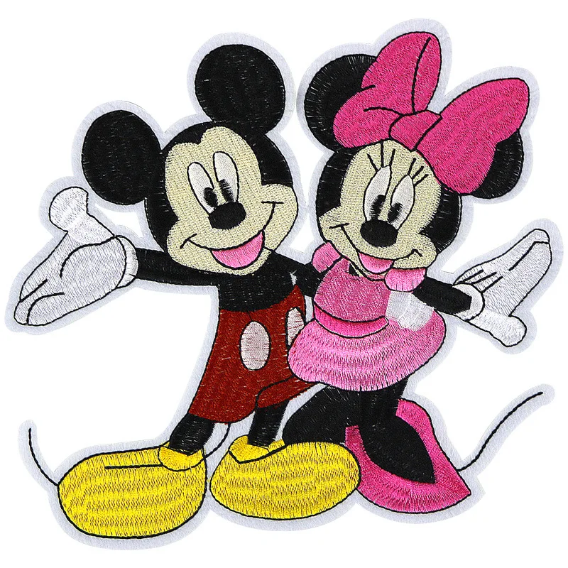 Детские Мультяшные наклейки Disney с вышивкой Минни | Детская одежда и обувь