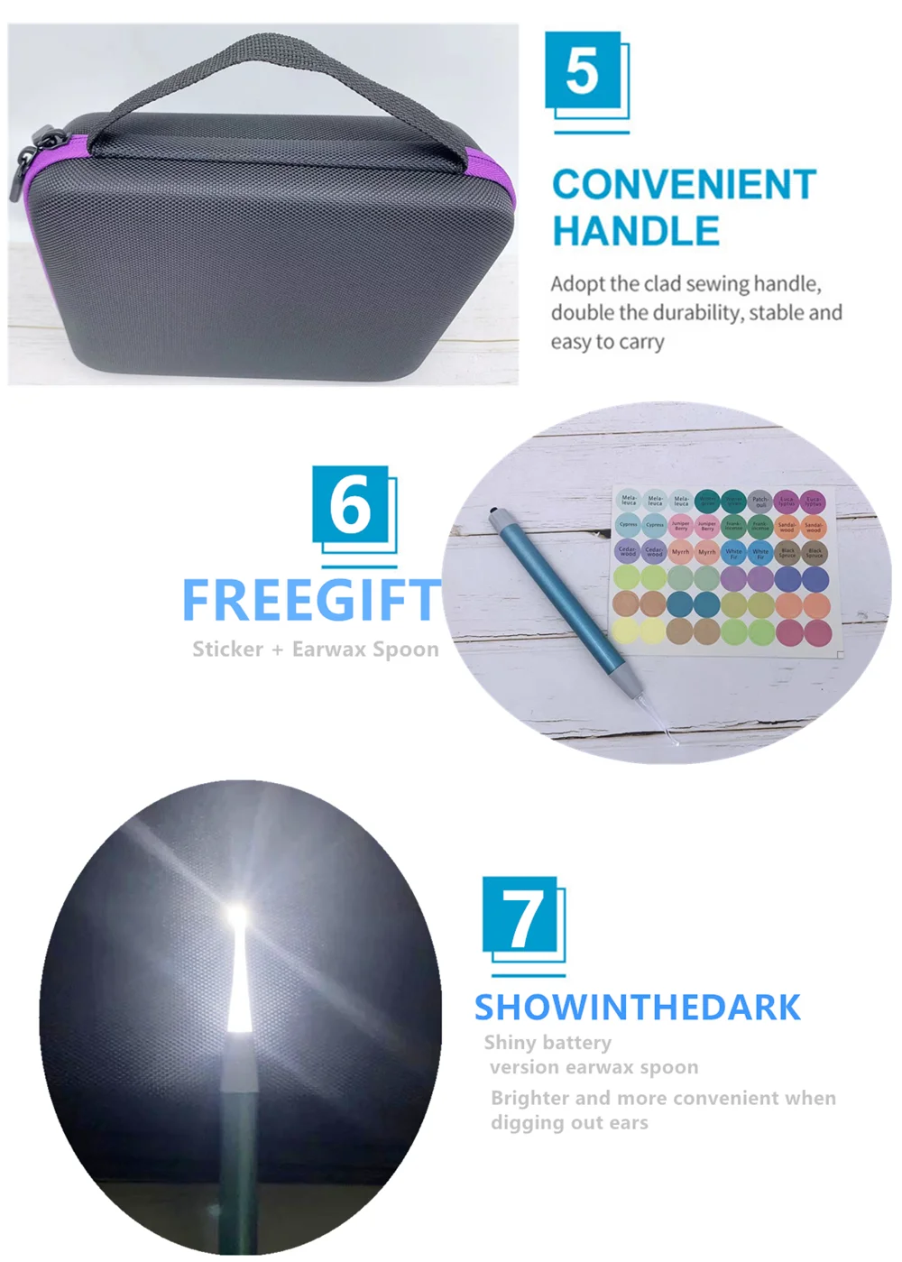 

30 slots 10ml suitable for doterra essential oil bottle storage box lotion nail polish handbag portable travel multifunctional h
