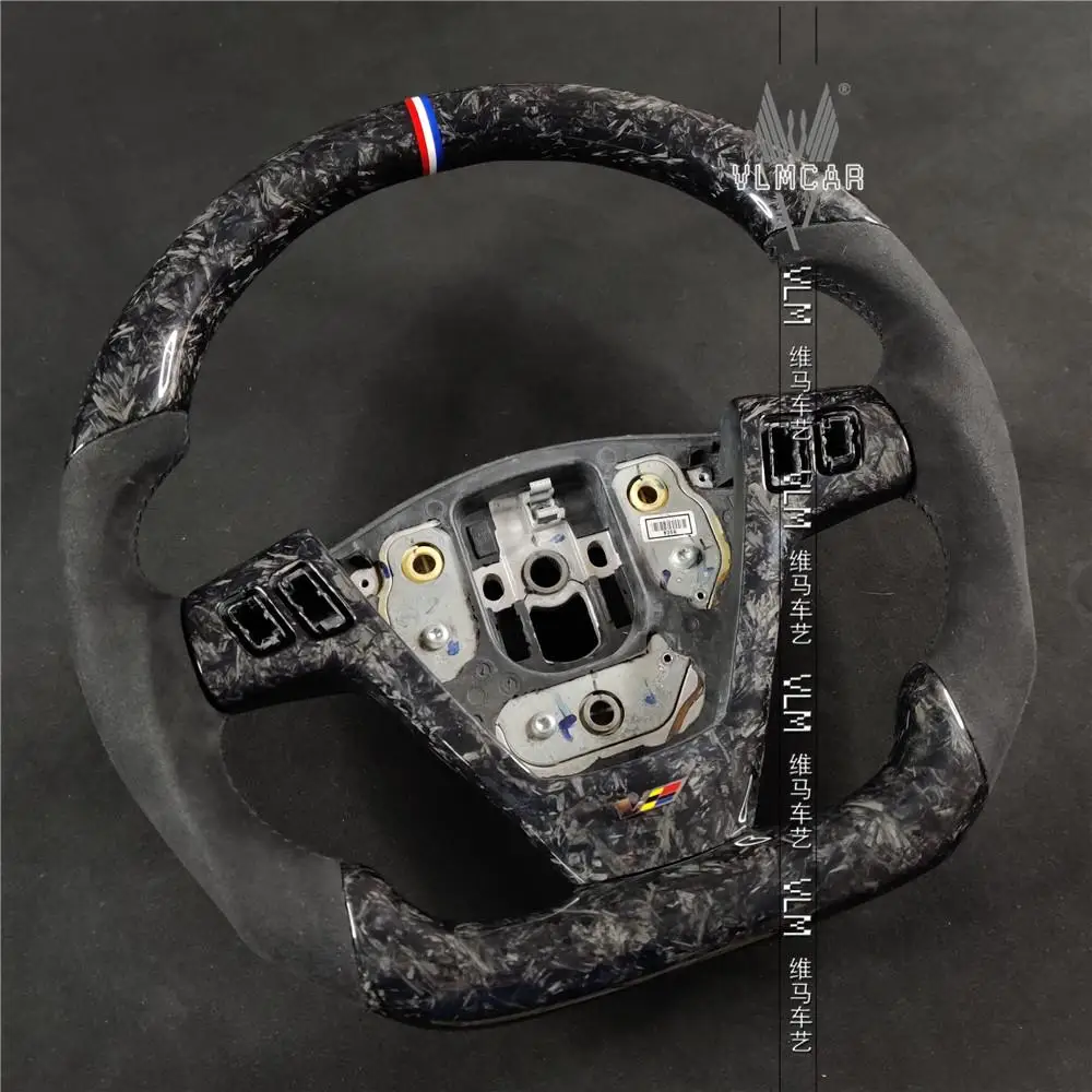 Индивидуальное индивидуальное рулевое колесо из углеродного волокна для CTS V1 2004