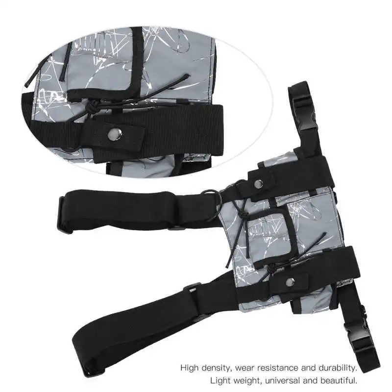 Многофункциональный жилет из светоотражающей ткани тактический с регулируемым