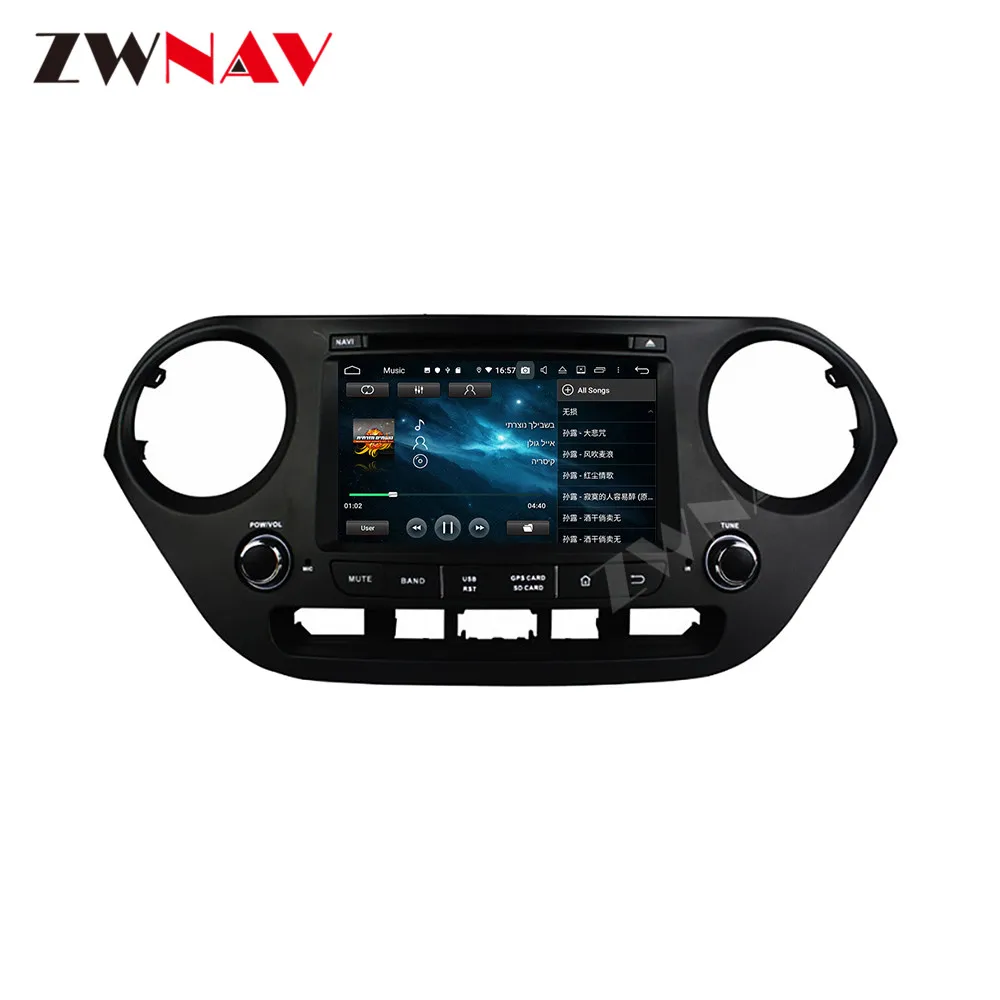 Android 9 IPS экран PX6 DSP для Hyundai I10 I-10 2013 2014-2018 автомобильный DVD GPS мультимедийный плеер