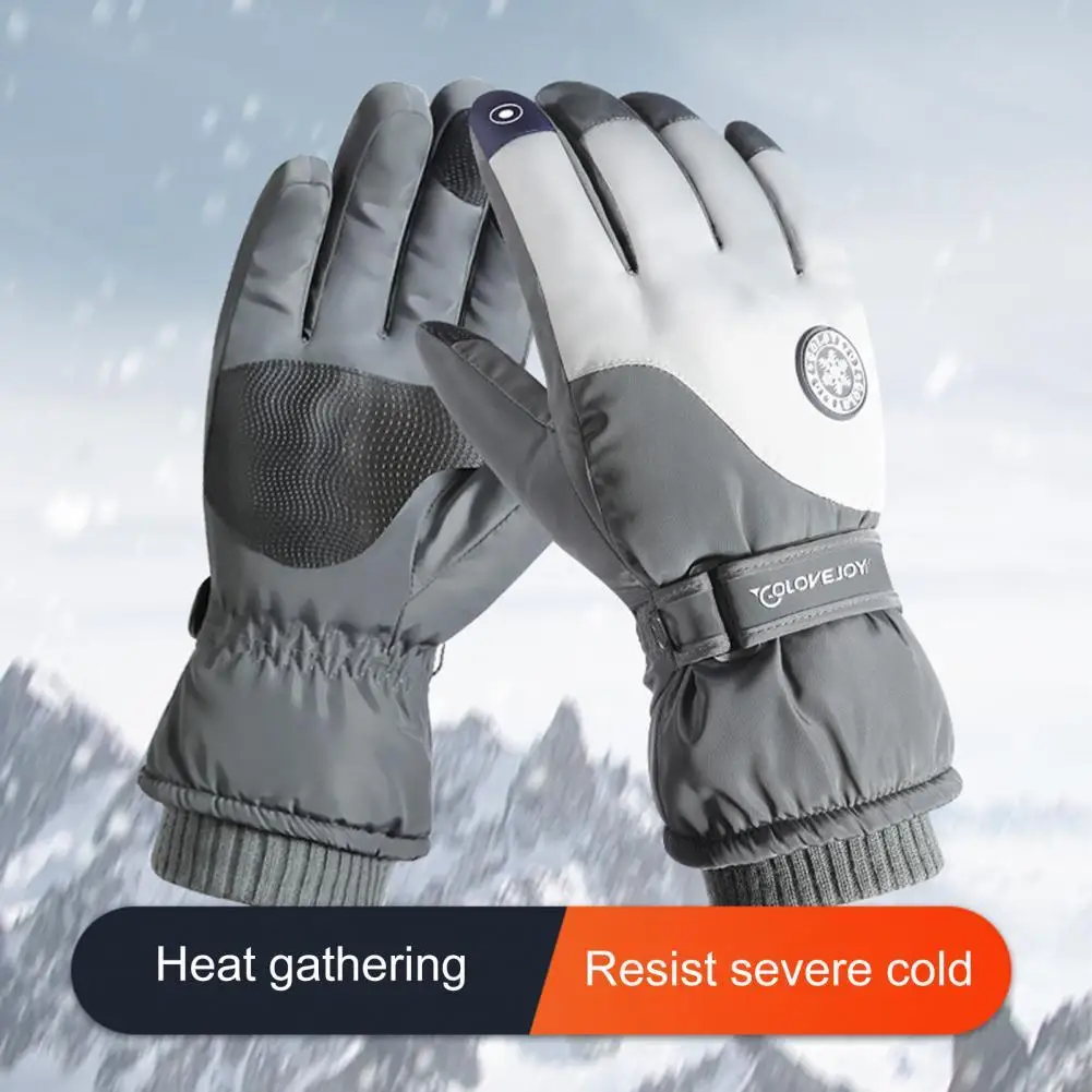 

Отличные лыжные перчатки пэчворк полиэстер легкие мужские лыжные перчатки теплые перчатки Зимние перчатки 1 пара