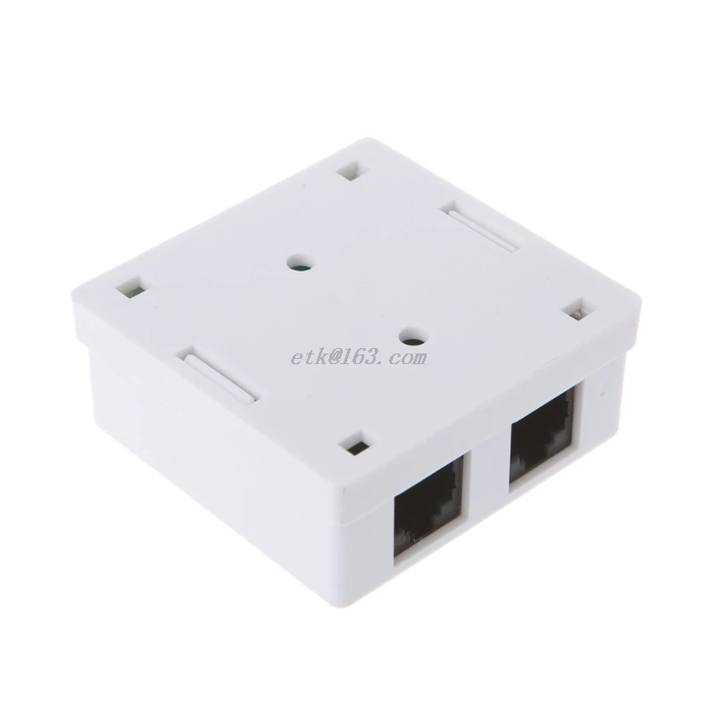 Распределительная коробка RJ45 CAT6 Cat6e 8P8C сетевой разъем 2-портовый Женский-женский