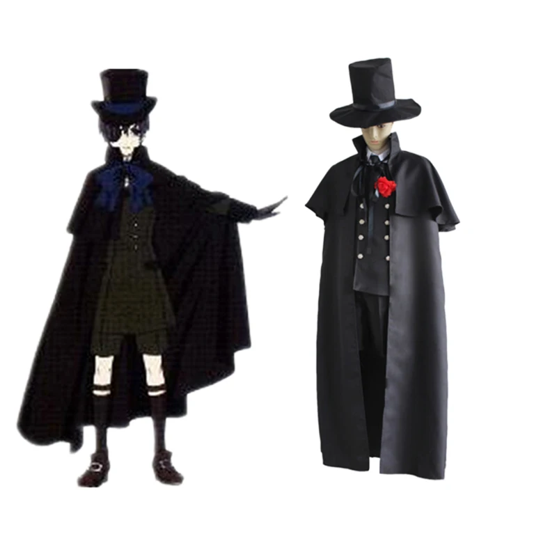 Черный Дворецкий Себастиан Микаэлис косплей платье для похорон одежда японского