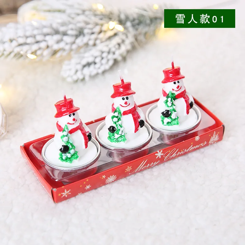 candle snowman Navidad деревянный Рождественский поезд новогодняя игрушка подарок для детей Снеговик Рождественская елка украшения для домашнего праздника - Цвет: candle snowman