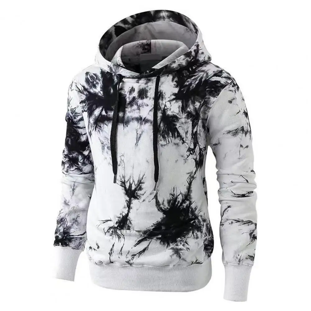 

Hoodie Camouflage Hooded Warm Tie-dye Loose Sweatshirt for Winter