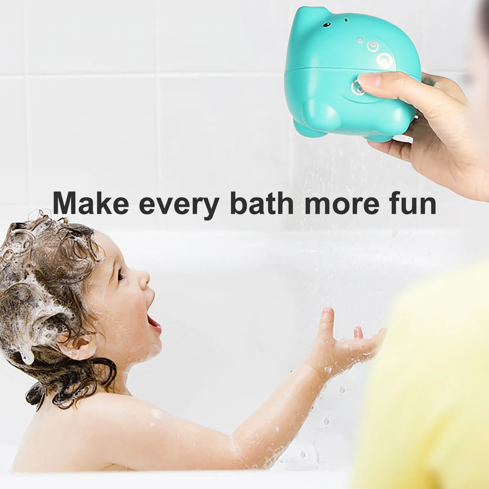 Мультяшный разбрызгиватель для душа со слоном детская игрушка плавания брызг