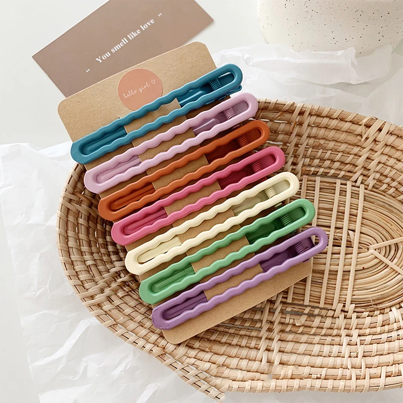 7 шт./компл. заколка для волос для укладки волос Тиара форма 7 ярких цветов для Детские волосы для девочек аксессуары Прямая