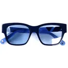Женские брендовые дизайнерские ацетатные солнцезащитные очки с синими линзами 100% защита от УФ 400