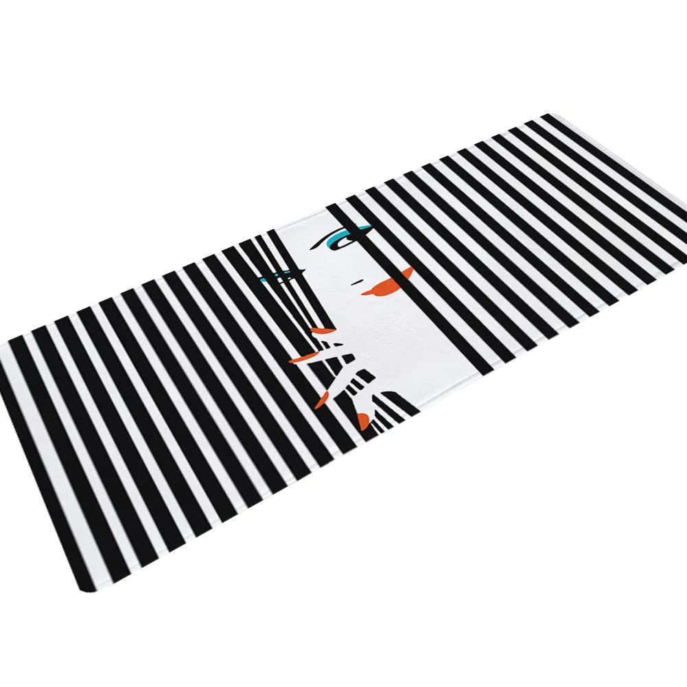 Zeegle Carpet Anti-slip Kitchen Rug Home Decoration Living Room Sofa Foot Mat Yoga Area Balcony Floor Bedside | Дом и сад