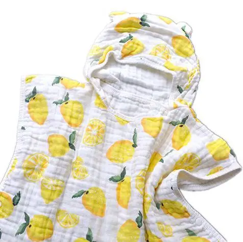 Муслиновое хлопковое детское банное полотенце пляжное накидка с рисунком Ins для