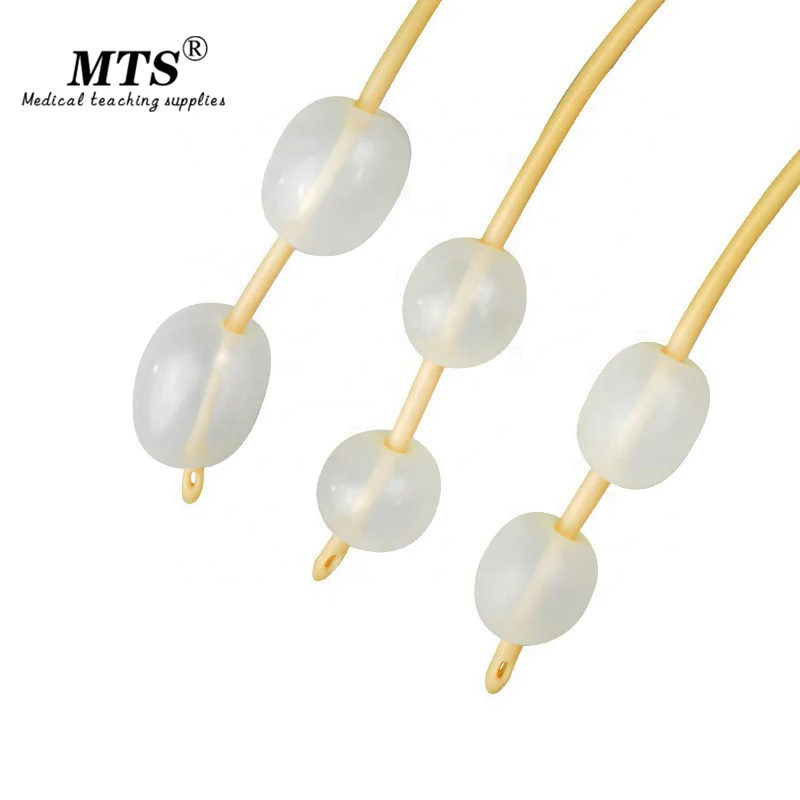 3 способа двойной шар латексный мочевой катетер с силиконовым покрытием