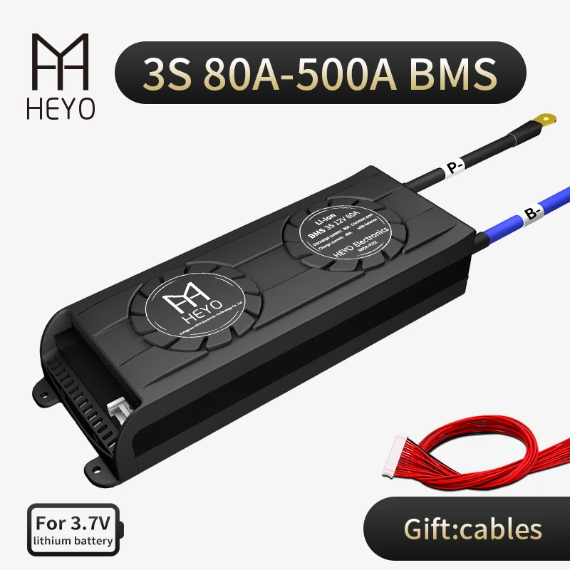 HEYO 3S 12V 80A 100A 120 150A 200A 300A 500A литий ионный аккумулятор защита BMS доска небольшой