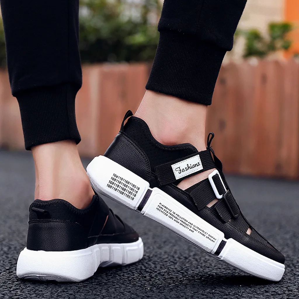 KANCOOLD Men's Summer Trend Casual Shoes Men Lazy Hole Wearing Comfortable Non-Slip Beach Round Toe Soft Bottom 126 | Обувь
