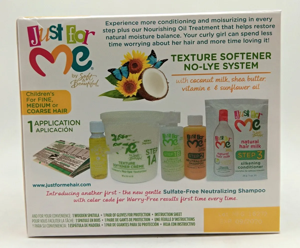 just for me texture softener kit new looking |