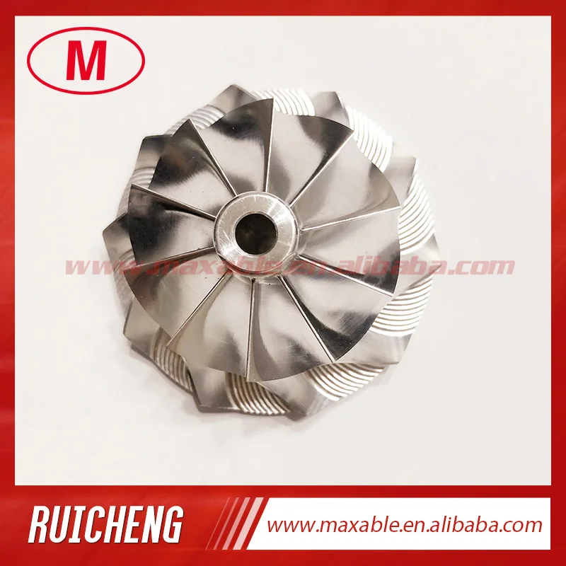 GT15 25 37 75/52 00 мм 10 + 0 лопастей Турбокомпрессор заготовка/Фрезерование/алюминий 2618