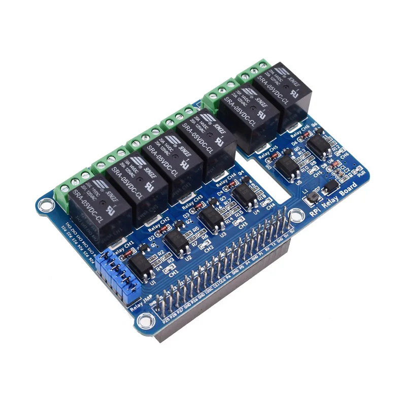6 канальный модуль расширения для Raspberry Pi A +/B +/2 B/3B|Электрические вилки| |