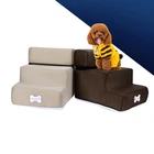 Собака Лестницы домашних животных 3 лестница ступеньки для маленьких собак и кошек собачий домик для домашних животных противоскользящие съемный кровать собаки Лестницы рампа лестница для домашних животных