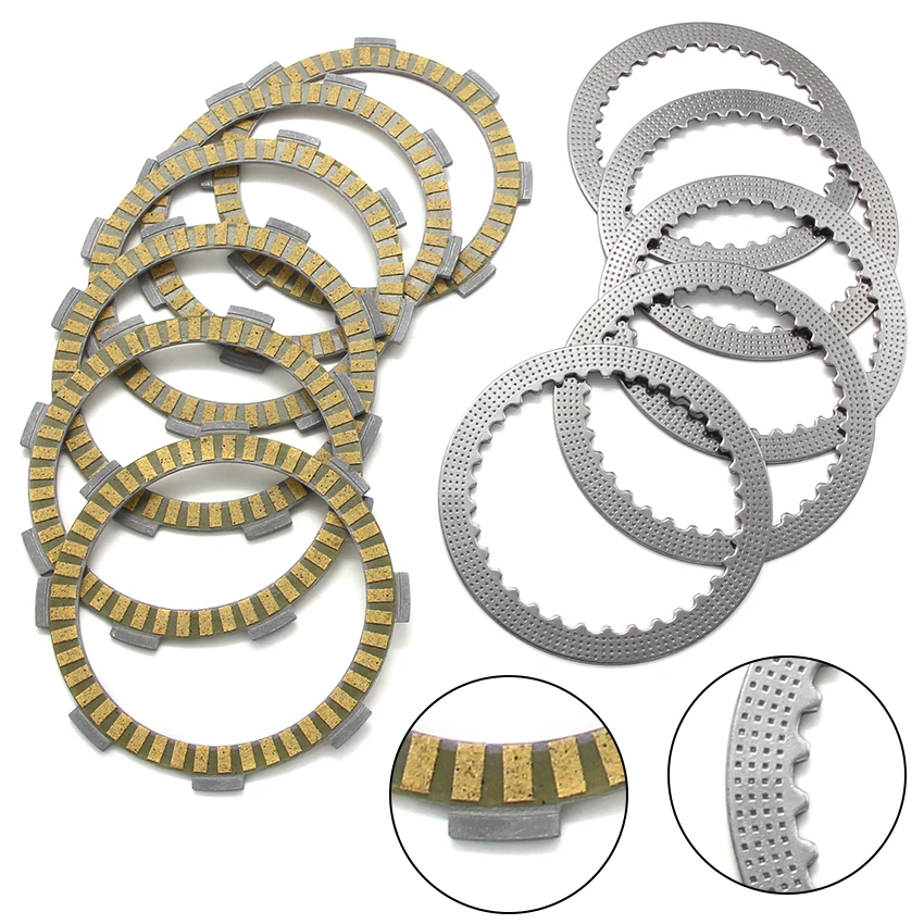 

Motorcycle Clutch Friction Disc Plate Fit For Honda CRF150 CRF150R CRF150RB 2007 2008 2009 2010-2017 22321-KSE-670 22201-GBF-B40